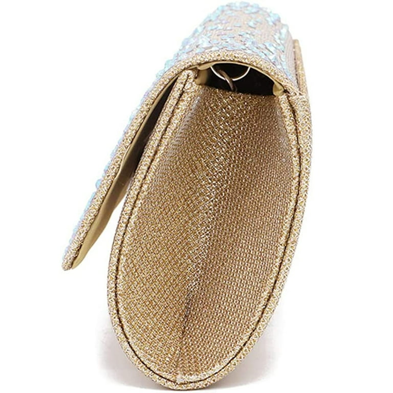 Yuanbang Women's Elegant Sequins Clutch Bag