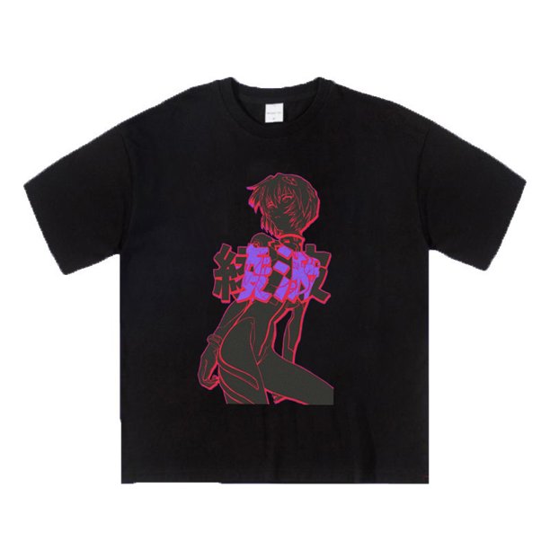 Evangelion anime T-shirt for short-sleeved womenpangjing