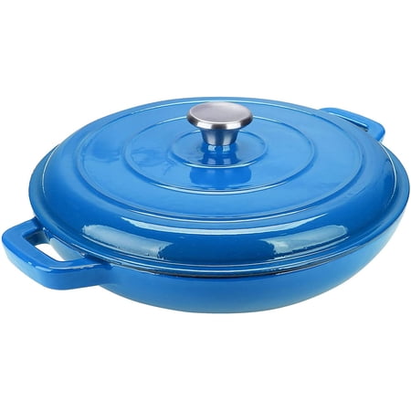 Four Hollandais En Fonte Émaillée Babish 6 Litres - Rond Avec Couvercle, Idéal Induction Et Four