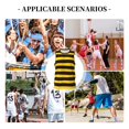 thumbnail image 6 of Sikiie Bee Stripe Basketball Jersey Reversible Men's Mesh Athletic Sports Shirts Training Practice S-4XLXX-Large, 6 of 6