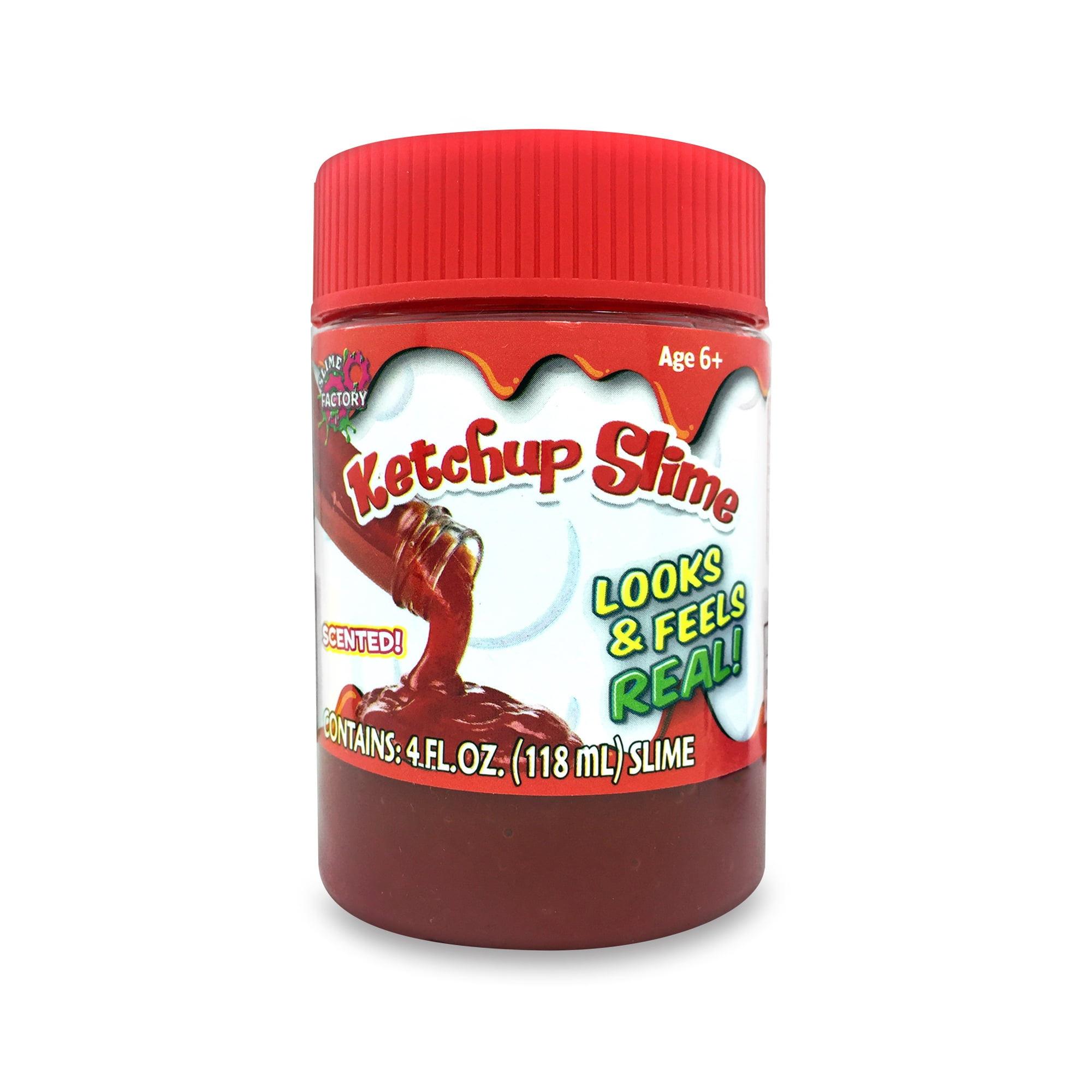 3 Pack Food Slime Ketchup, Peanut Butter, and Grape Jelly Edition