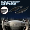 thumbnail image 6 of Xotic Tech Paddle Shifter Extensions, Steering Wheel Shift, Black Aluminum Metal, Compatible with 2018-up Kia Stinger (CK), 6 of 9