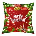 thumbnail image 4 of AuroraX Indoor Decorations Christmas Personalized Throw Pillow , Red Soft Cushion , Home Living Room Christmas Tree Bedroom Decor, 4 of 5