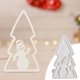 thumbnail image 4 of XWSHYW Herramientas para El Hogar Moldes de Yeso para Colgar Adornos Navideños Moldes de Colgar Árboles de Navidad Diy, 4 of 6