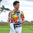 thumbnail image 3 of Balery Funny Cats Camisa Polo de Hombre con Estampado, de Manga Corta y Tejido Medio, Camisa Tipo Golf Polo-XX-Large, 3 of 6