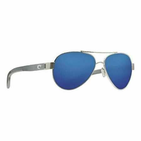 Costa Del Mar Ocearch Loreto 580G Sunglasses- Silver+Matte Gray/Blue Mirror