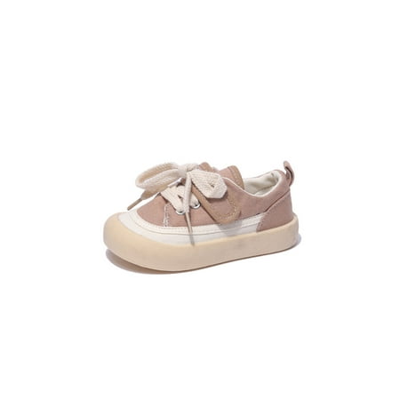 

Lacyhop Boys Girls Flats Comfort Canvas Sneaker Non-slip Casual Shoes Outdoor Anti-skid Walking Shoe Breathable Magnetic Sneakers Khaki 7C