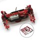 thumbnail image 3 of Piezas de actualización RC Adaptadores de transmisión hexagonal de cubo de rueda s oscilantes traseros Copas de dirección para Wltoys rojo Baoblaze Piezas de coches RC, 3 of 6