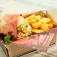 Kraft Paper Food Wrap and Basket Liner California Sunshine, Greaseproof 12" x 12" 500