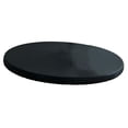 thumbnail image 1 of jifeng Round Table Cover Home Coffee Table Mat for Camping Dinner Catering Services Black L, 1 of 9
