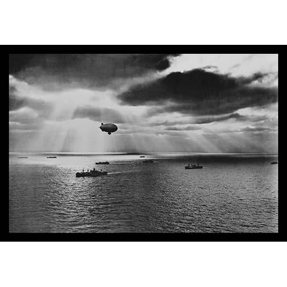 United Nations Convoy Peacefully Sailing- Fine Art Canvas Print (20" x 30")