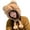 Khaki, variant on Plush Bear Ear Trapper Hat Ear Protective Hat Unisex Hat Cold Weather Caps