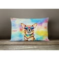 thumbnail image 4 of Carolines Treasures DAC2489PW1216 16 x 12 in. Unisex Chihuahua Hippie Dawg Fabric Decorative Pillow, 4 of 4