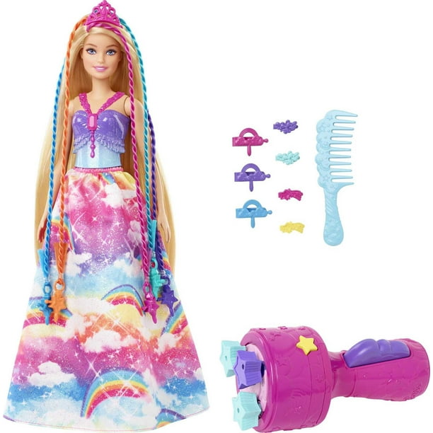 Fauteuil lunch trek de wol over de ogen Barbie Dreamtopia Twist 'n Style Princess Hairstyling Doll & Accessories, 3  to 7 years - Walmart.com