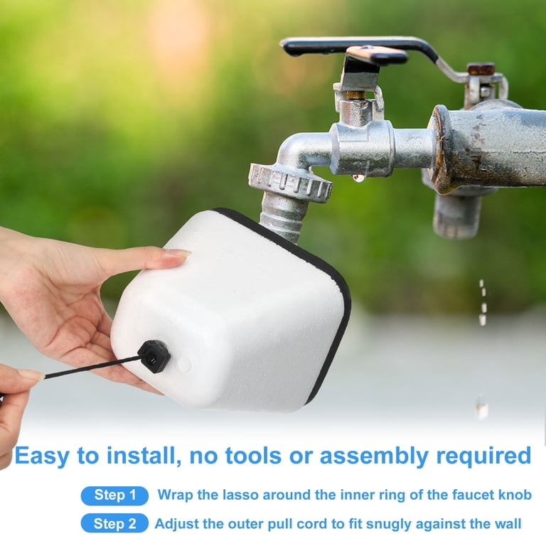 Luiisis Outdoor Faucet Covers For Winter, 3 Pack White photo 8