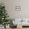 thumbnail image 3 of Stupell Industries Winter Barn with Snowflakes Landscape Painting Black Framed Art Print Wall Art, 17 x 17, 3 of 9
