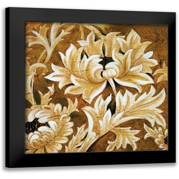 Jardine, Liz 12x12 Black Modern Framed Museum Art Print Titled - Jewel Tones