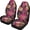 Pink Camo Tree Leaf, variant on XYZCANDO Protective Front Seats Covers Auto SUV Sedan, Anti-Scratch Anti-Slip Car Seat Covers Set of 2 Polyester Forest Deer Camo Pattern