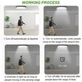thumbnail image 3 of Motion Sensor Led Ceiling Light,Round Flush Mount Ceiling Light,Wireless Motion Activated Ceiling Lamp White Light,for Stairs Entrance Hallway Garage Bathr A Diameter30cm(12inch), 3 of 8