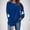Dark Blue, variant on Halloween Tshirts Women, Spooky Season Ghost Print Sweatshirts for Women, Polyester Long Sleeve Halloween Shirts for Women Casual Halloween Tops, White S