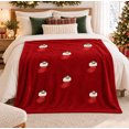 thumbnail image 4 of Christmas Flannel Throw Blanket 40"x60", Soft Microfiber Cozy Blanket for Couch Bed, Holiday Christmas Decorations Throw, 4 of 4