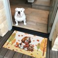 thumbnail image 2 of Welcome Fall Basset Hound Enjoys School Time Autumn Fall Leaves Doormat Bassets Dog Breed Lovers Gifts Idea Indoor Outdoor Welcome Mat - 02013, 2 of 5