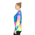 thumbnail image 3 of DARESAY Tie Dye Style Long Sleeve T-Shirt Men Women - Fun, Multi Color Tops, 3 of 6