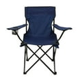 thumbnail image 1 of Chaise de Camping, Pliable Imperméable Construction Robuste Chaise de Plage Équilibre Stable avec Filet pour Adultes pour Randonnée Noir, 1 of 8