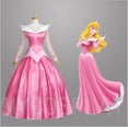 thumbnail image 3 of Película 2021 La Bella Durmiente Princesa Aurora Vestido de lujo para adultos Disfraz de Cosplay Halloween Navidad Mujer Conjunto de vestido con capa, 3 of 4