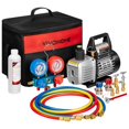 thumbnail image 1 of Kit de bomba de vacío rotativa de paletas VIVOHOME 110 V 1/4 HP 330 ml, 1 of 7