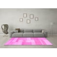 thumbnail image 3 of Ahgly Company Indoor Round Abstract Pink Contemporary Area Rugs, 8' Round, 3 of 4