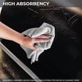 The Rag Company RIP N' RAG 12 x 12 All-Purpose Microfiber Towel Grey ...