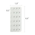 thumbnail image 3 of INSPIRE CHIC Women's 3 x 6 Hooks Bra Extender Brassiere Eye Tape Strap White-1 3 Rows 6 Hooks 3 Pcs, 3 of 5