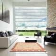 thumbnail image 6 of Ahgly Company Indoor Square Abstract Pastel Orange Abstract Area Rugs, 3' Square, 6 of 6