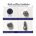 thumbnail image 2 of 6 Pcs Mailbox Lock, 1-1/8Inch Cabinet Locks and Cam Locks, 2 of 8