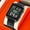 black, variant on Tactical Square Digital Watch for Men - Military Style Outdoor Chronograph with Stainless Steel Band, Waterproof for Hiking
