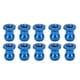 thumbnail image 2 of Tuerca de bola RC 10 piezas de tuerca de bola azul RC Cars de alta resistencia de 5 mm para reemplazo ANGGREK Otros, 2 of 8