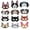 Dog & Cat Breeds, variant on WIRESTER 12 Pack Felt Party Masks, Fun Party & Birthday Dress Up Supplies - Dog & Cat Breeds