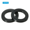 thumbnail image 3 of Uxcell M15 Rubber Flat Washer, 120 Pack 15mm ID 23mm OD Sealing Gasket Ring for Faucet Pipe Water Fastener Bolt, Black, 3 of 6
