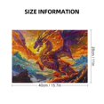 thumbnail image 2 of Shiartex Dragon Fiery Background Wooden Jigsaw Puzzle for Adults - Challenging Difficult Wood Puzzle for Family Friends Gift 300 PCS, 2 of 6