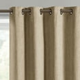 thumbnail image 2 of Better Homes & Gardens Solid Woven Textured Grommet Blackout Curtain Panel, 1-Piece, Tan, 50" W x 84" L, 2 of 8