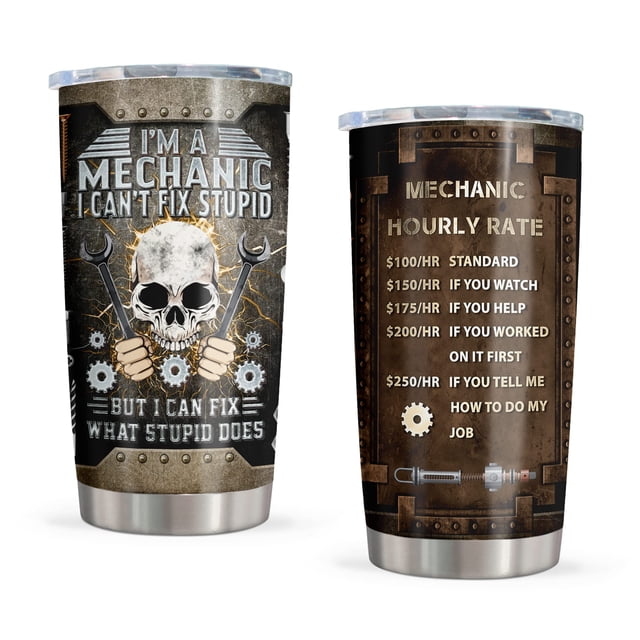 Regalos mecánicos Tumbler Pudmaple de 20 onzas para hombre