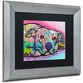 thumbnail image 2 of Trademark Fine Art "Never Break Your Heart" Canvas Art by Dean Russo, Black Matte, Silver Frame, 2 of 4