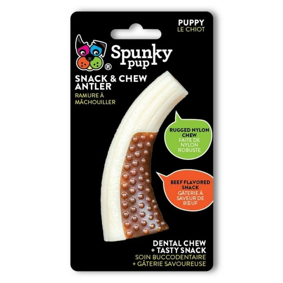 Snack & Chew Antler Dog Toy