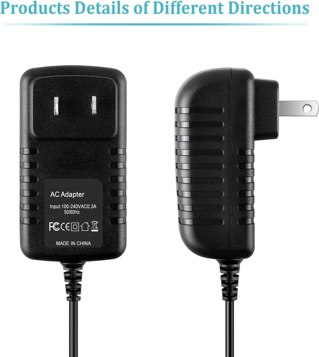Guy-Tech AC Power Adapter Compatible with Anker Bolder LC40 LC90 LC130 P2 Rechargeable LED Flashlight