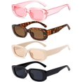 thumbnail image 1 of Gafas de sol Tskestvy Retro Vintage Small Square 90s UV400 para mujer, 1 of 7