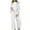 White, variant on Amzcrzy Lounge Sets for Women Women's Fall Winter New Solid Texture Casual Set Thick Loose Drawstring Home Furnishing Long Sleeve+Pants Two Piece Set Womens Loungewear Set Ladies Pajamas Sets