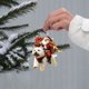 thumbnail image 5 of Adornos navideños, diseño gráfico de colgante navideño con diseño de perro, adornos navideños para interiores, exteriores, coches, casas, patios, césped, vallas, jardines, etc., 5 of 7