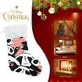 thumbnail image 4 of Coolnut Christmas Stockings Family Holiday Party Personalized Gift Black and White Bear Christmas Stockings Christmas Decorations Mantel Decor, 17.71"x12.20" 1PCS, 4 of 7