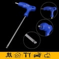 thumbnail image 4 of H5/H6 5mm/6mm T-Handle Allen for Key Ball Tip Hex Hexagon Wrench Repair Hand Too, 4 of 11